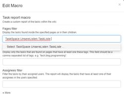 TaskReportMacroPagefilter