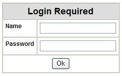 Loginfenster