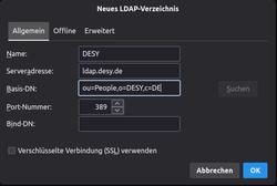 LDAP Konfiguration